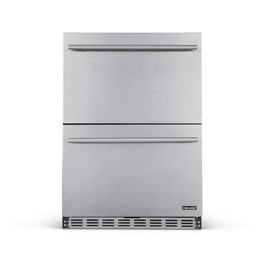 24”-outdoor-dual-drawer-fridge-nof100-stainless steel-1