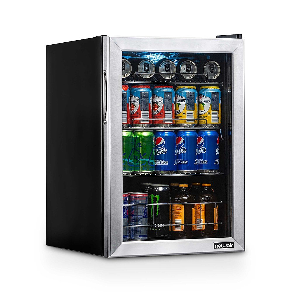 17"-freestanding-beverage-fridge-ab-850-stainless steel-1