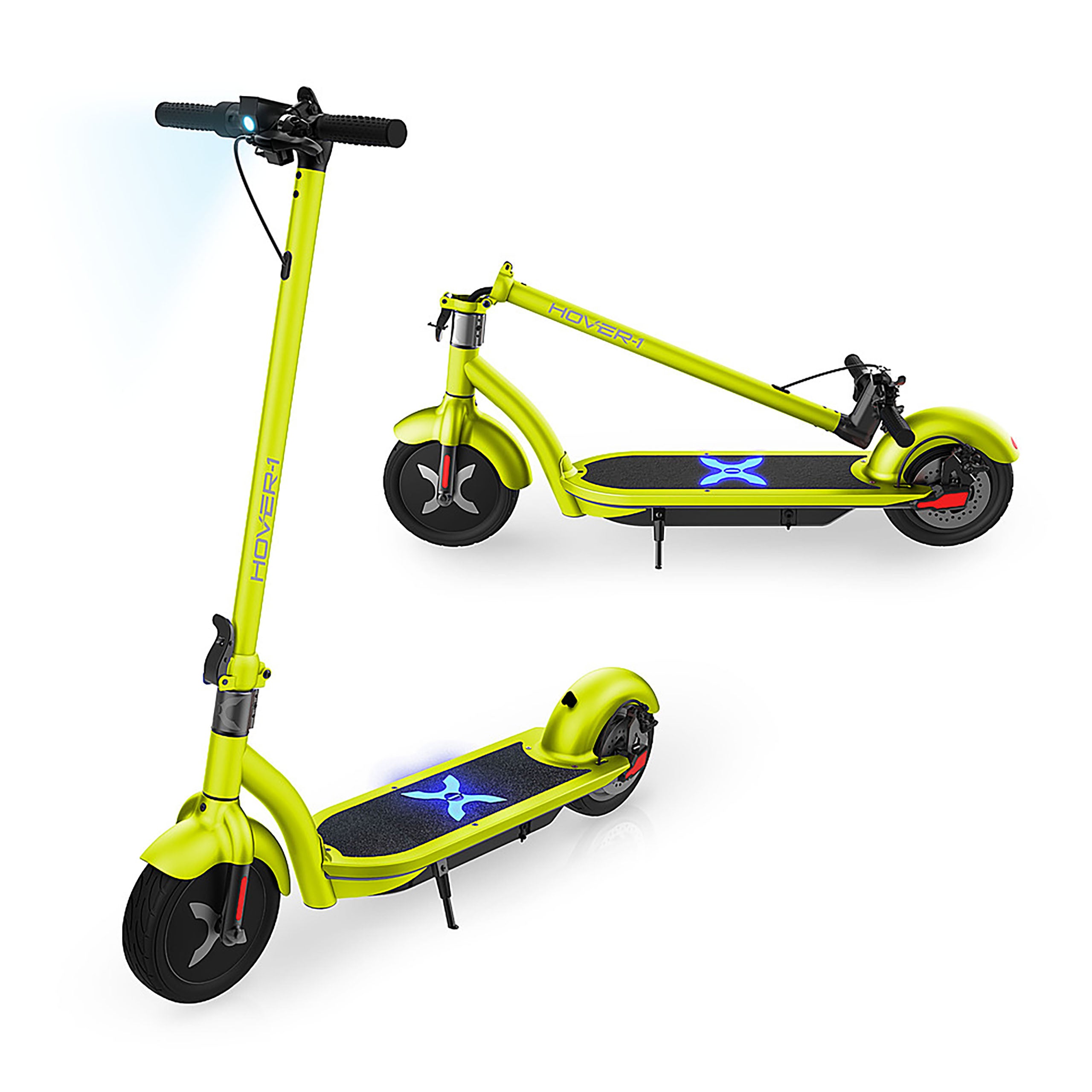 Hover 1 Alpha Rear Wheel Drive Electric Folding Scooter Yellow