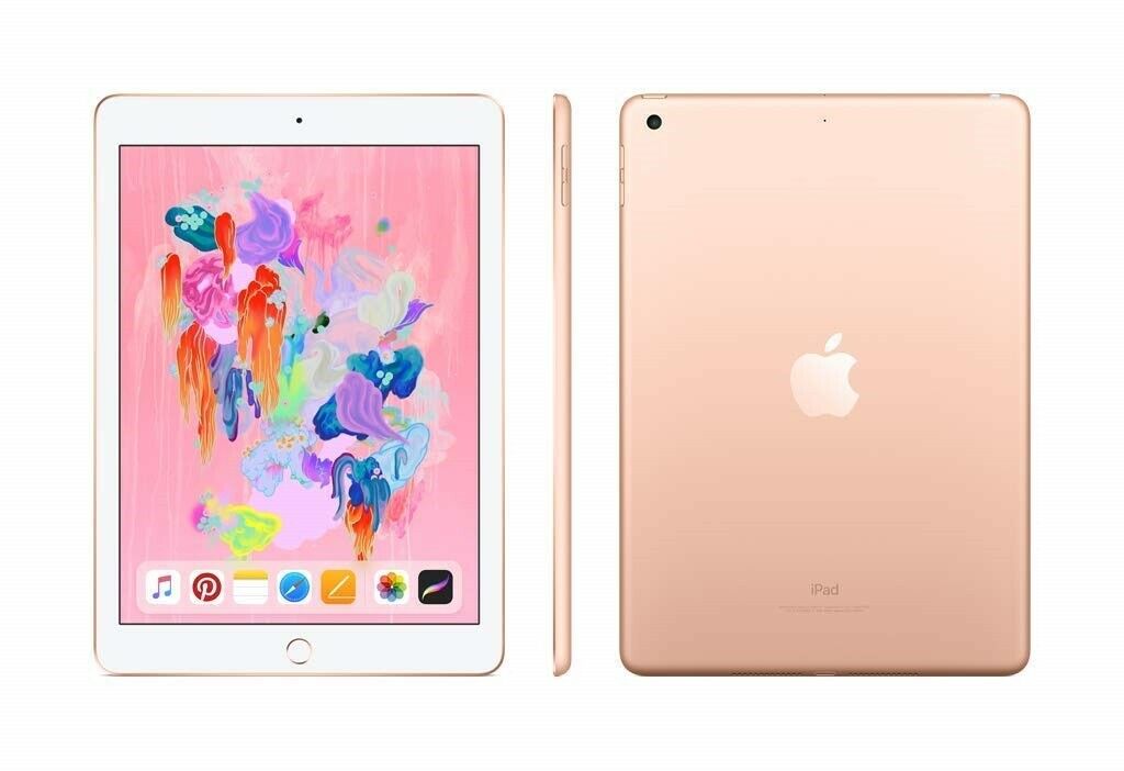 apple-2018-9.7-inch-ipad-6-a1893-gold/white-2