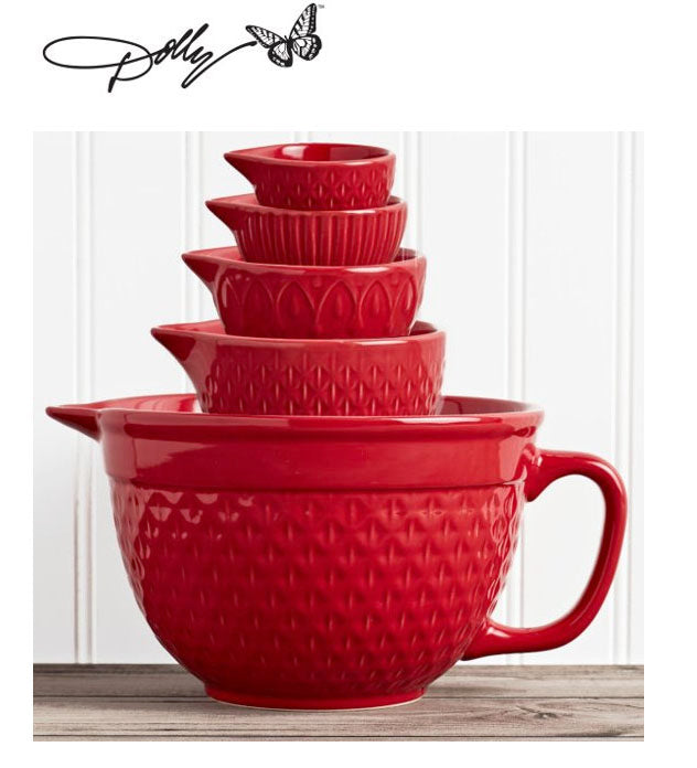5-piece-stoneware-batter-bowl-&-measuring-cup-set-ttu-a5445-new-red-2