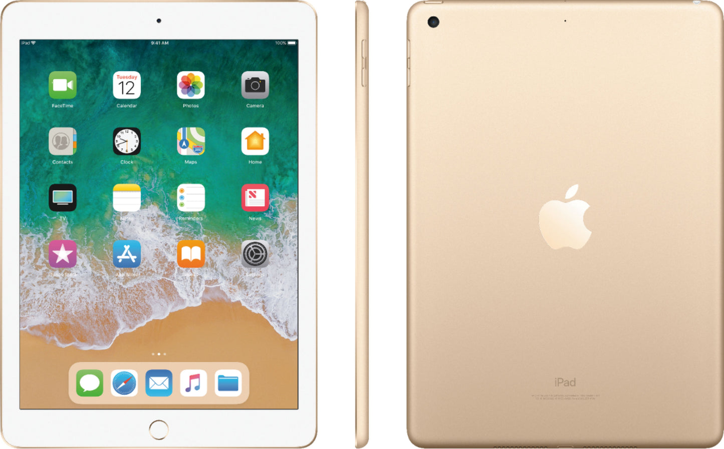 apple-2017-9.7-inch-ipad-5-a1822-gold/white-2
