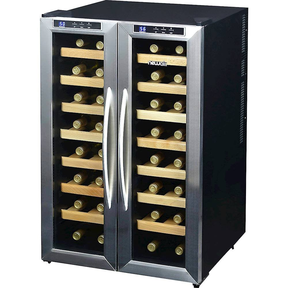 dual-zone-wine-cooler-aw-321ed-stainless steel-2