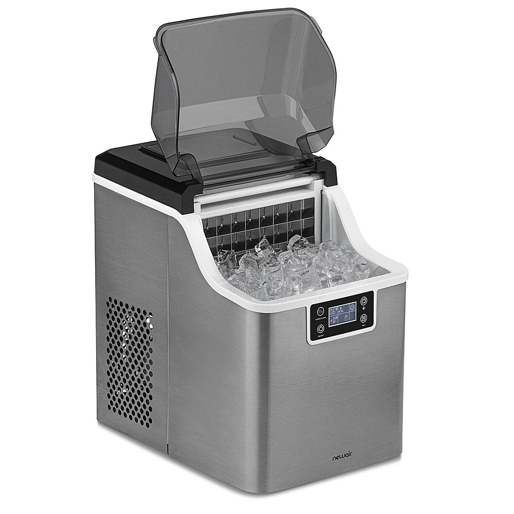 countertop-clear-ice-maker-nim045ss00-stainless steel-2
