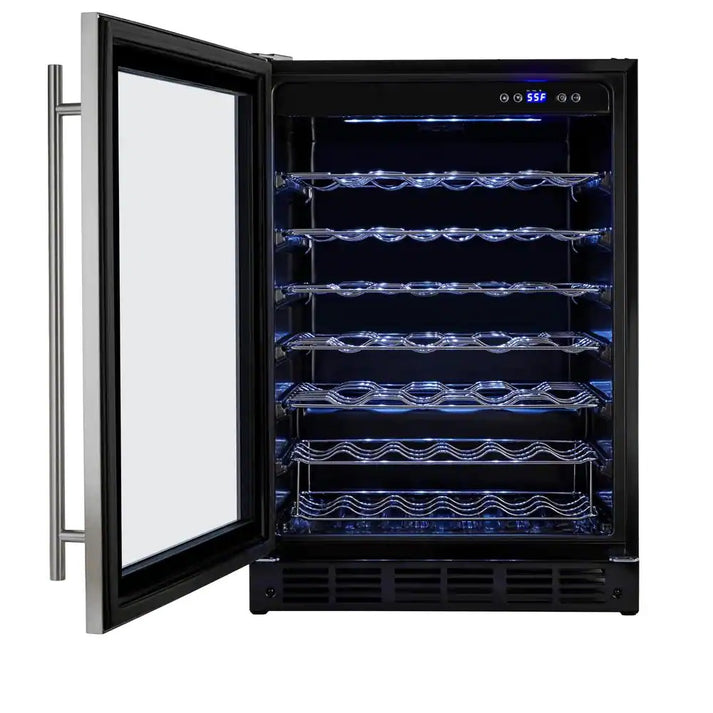 Vissani Wine and Beverage Cooler, 154 Cans or 50 Bottles, HVBC58ST