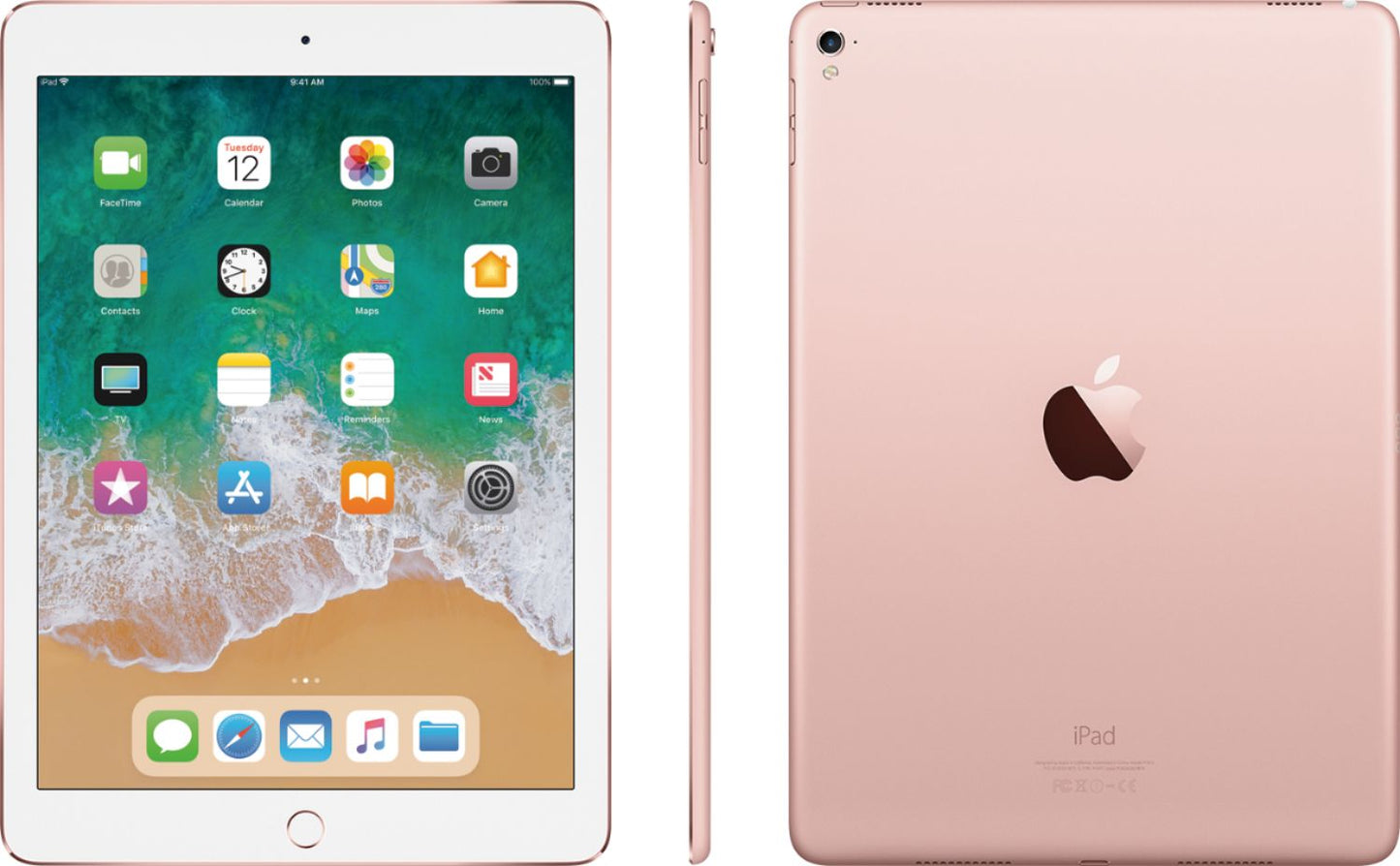 apple-2016-9.7-inch-ipad-pro-1-a1673-rose gold/white-3