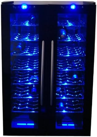 dual-zone-wine-cooler-aw-320ed-stainless steel-4