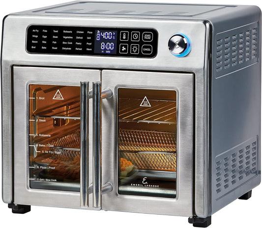 extra-large-air-fryer-w/-french-doors-fafo-001-stainless steel-1