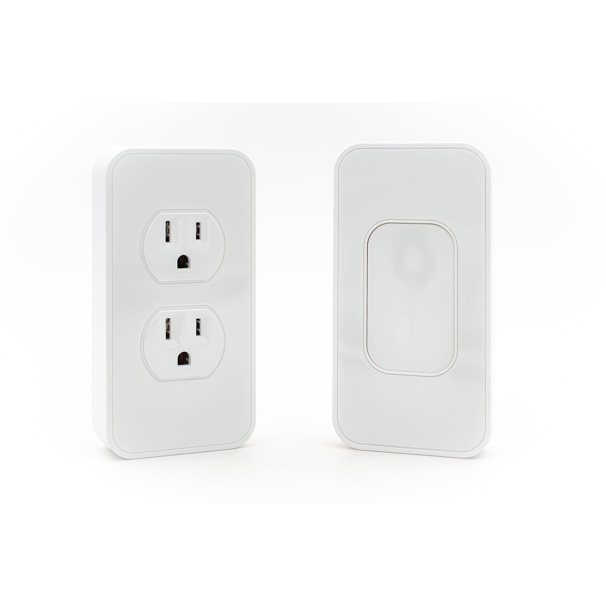 Switchmate (1) Dual Smart Power Outlet & (1) Smart Light Switch 2.0 for Rocker Style Light Switches - Warehouse B